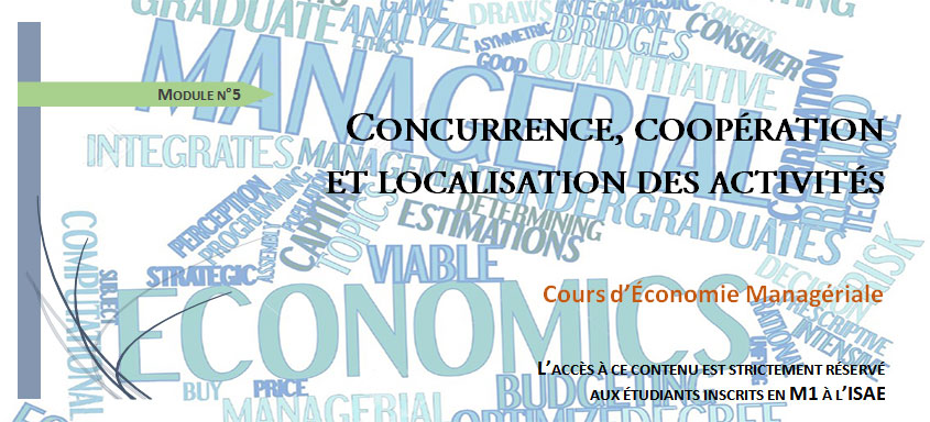 Module 5 – Concurrence, coopération et localisation des activités