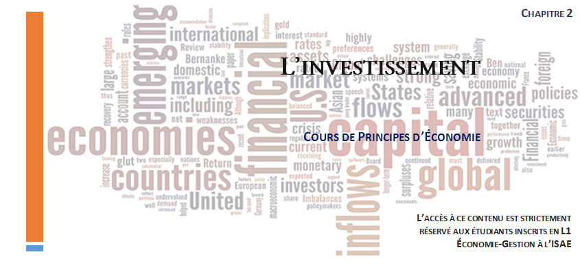 Chapitre 2 – L’investissement