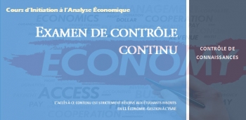 Corrigé – examen de contrôle continu n°1 (2015)